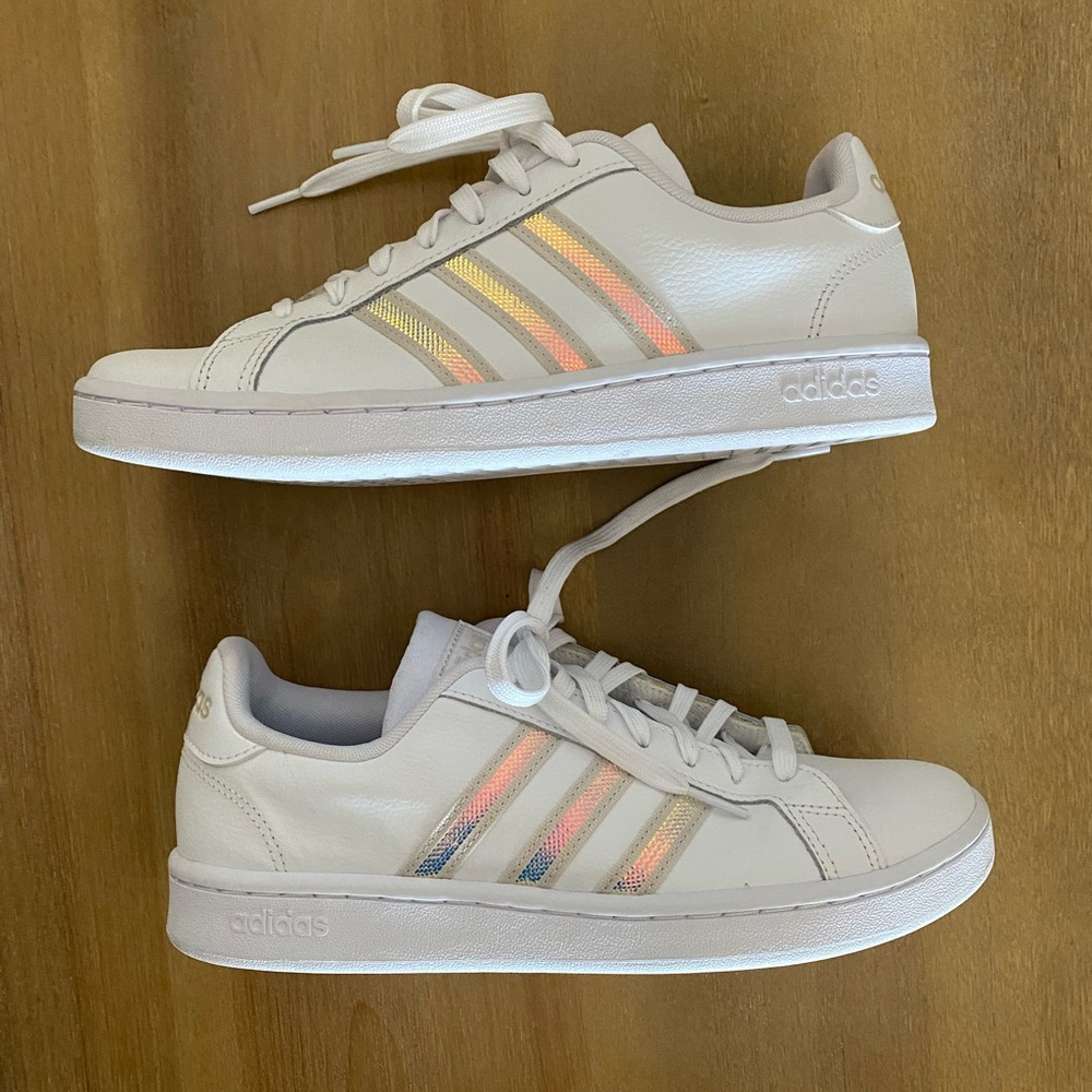 Adidas Grand Court Cloud White Sneakers - Gem
